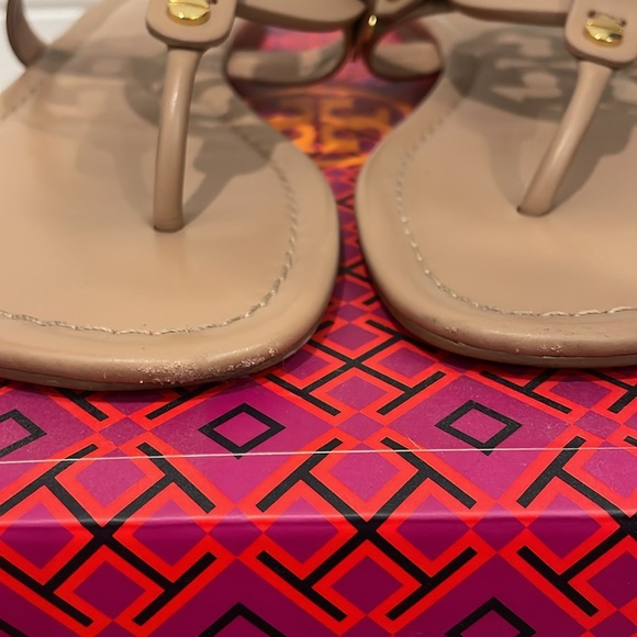 Like New Tory Burch Miller Sandals in Light Makeup. Size 9.5 - Picture 4 of 5
